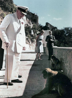 Winston Churchill in Gibraltar