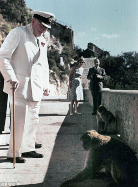 Winston Churchill in Gibraltar
